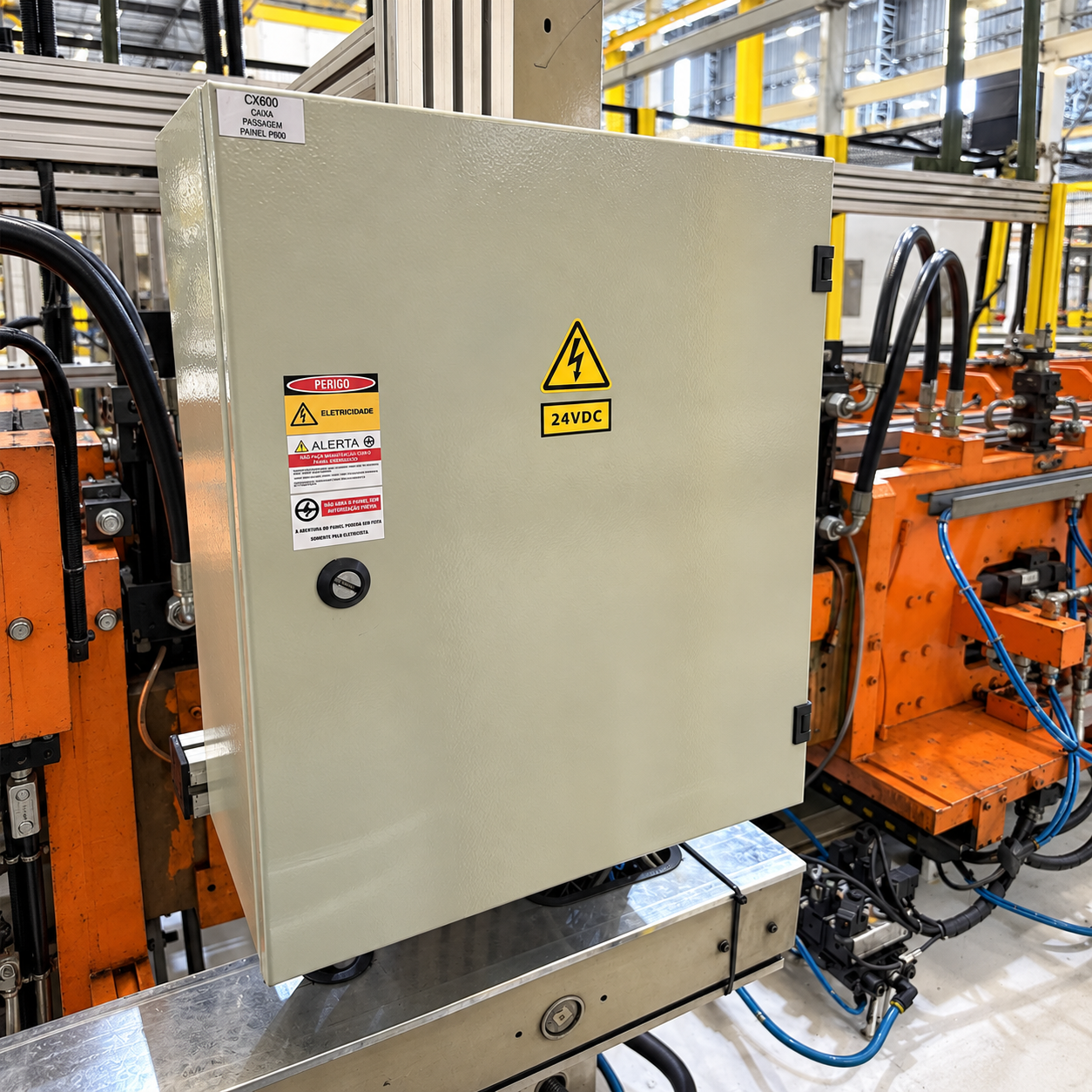 Enclausuramento de máquina conforme NR-12