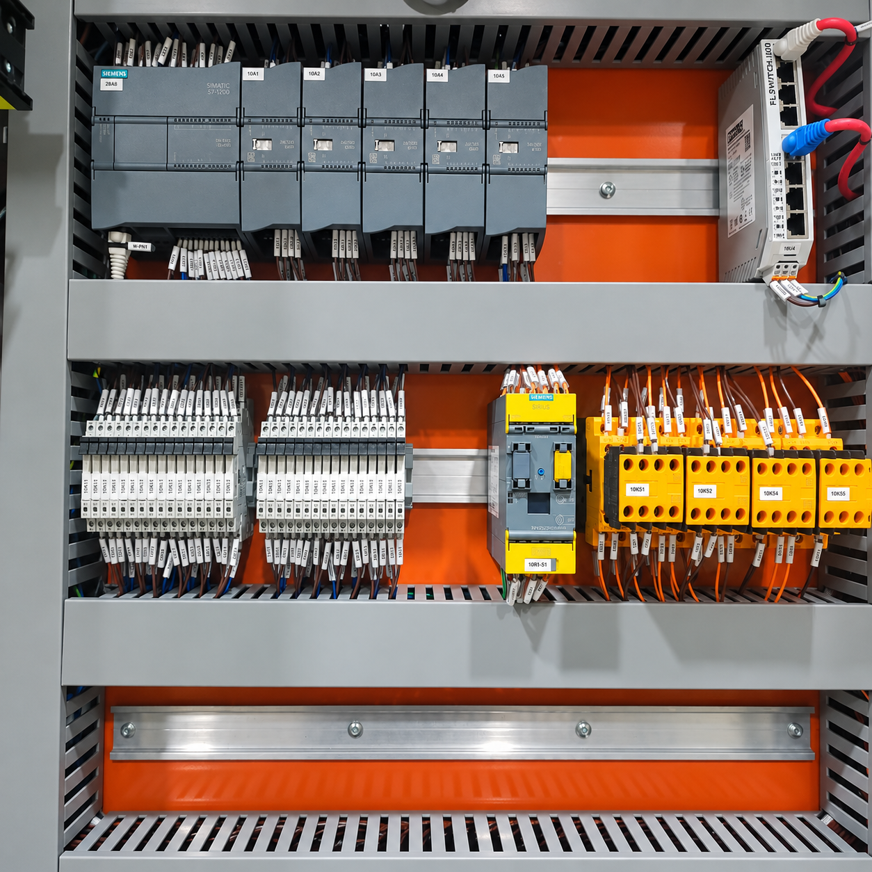 Retrofit de painel e proteção de máquina